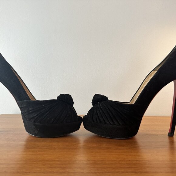 Christian Louboutin Greissimo Pump Black Suede - Picture 6 of 9